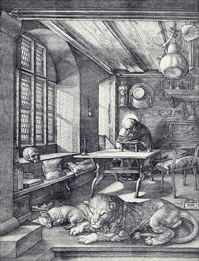 Saint Jerome In His Study By Albrecht Durer