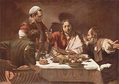 The Supper at Emmaus by Caravaggio