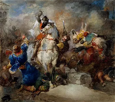 The Abduction of Rebecca II by Eugene Delacroix