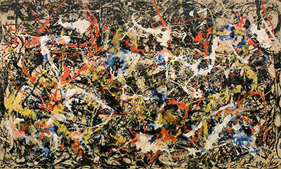 jackson pollock drip painting