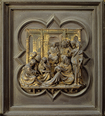 Christ among the Doctors by Lorenzo Ghiberti