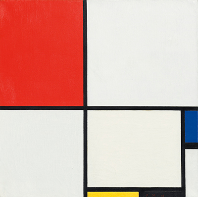 Composition No. III, with Red, Blue, Yellow, and Black by Piet Mondrian