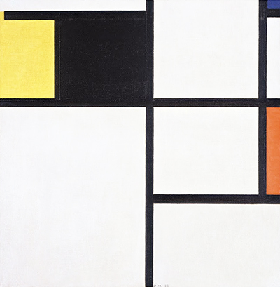 Tableau (yellow, Black, Blue, Red And Grey) By Piet Mondrian