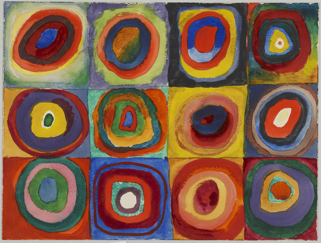 Squares with Concentric Circles by Wassily Kandinsky