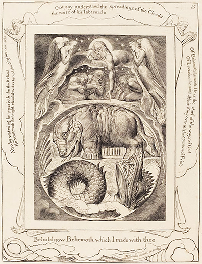 Behemoth and Leviathan by William Blake