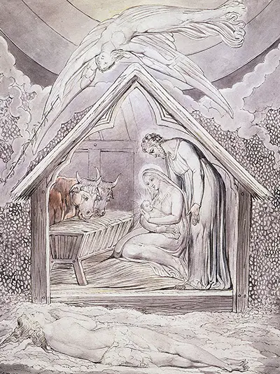 Nativity 1654  Rembrandt  WikiArtorg
