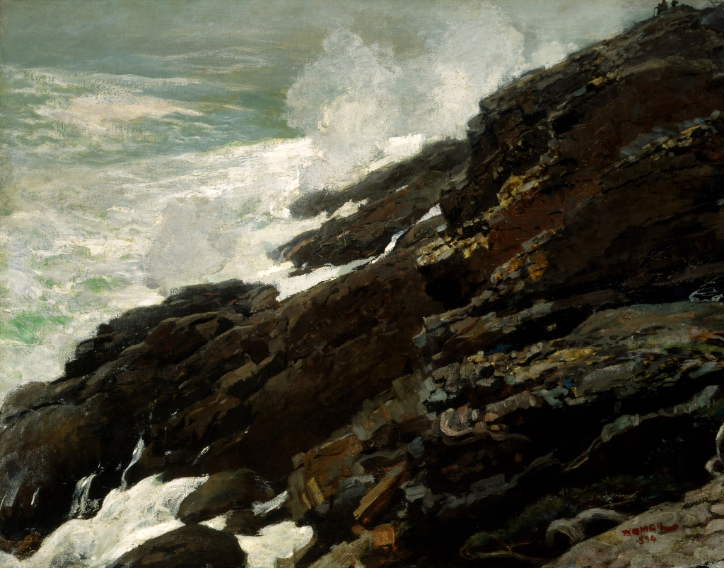 High Cliff, Coast of Maine by Winslow Homer